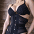 WaistCincher in Black Mesh (4)