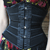 Gabardine and Satin Cincher