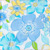 Blue and Yellow Floral