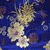 Chrysanthemum and Royal Blue Medallions