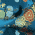 Flowers in Turquoise background